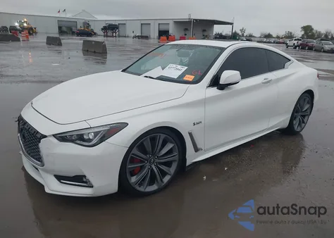 2018 Infiniti Q60 3.0T Red Sport 400 from USA, damaged, VIN JN1FV7EL1JM630694